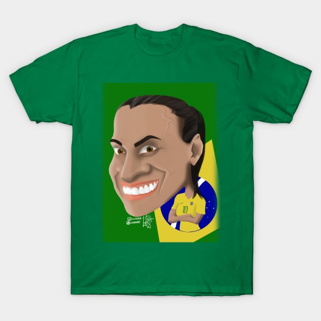 Marta Vieira Brasil T-Shirt by Luzinha